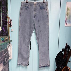 Sunday Best Light Blue Women's Straight Jeans